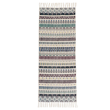 multi Carolyn Donnelly Eclectic Diamond Geo Print Runner