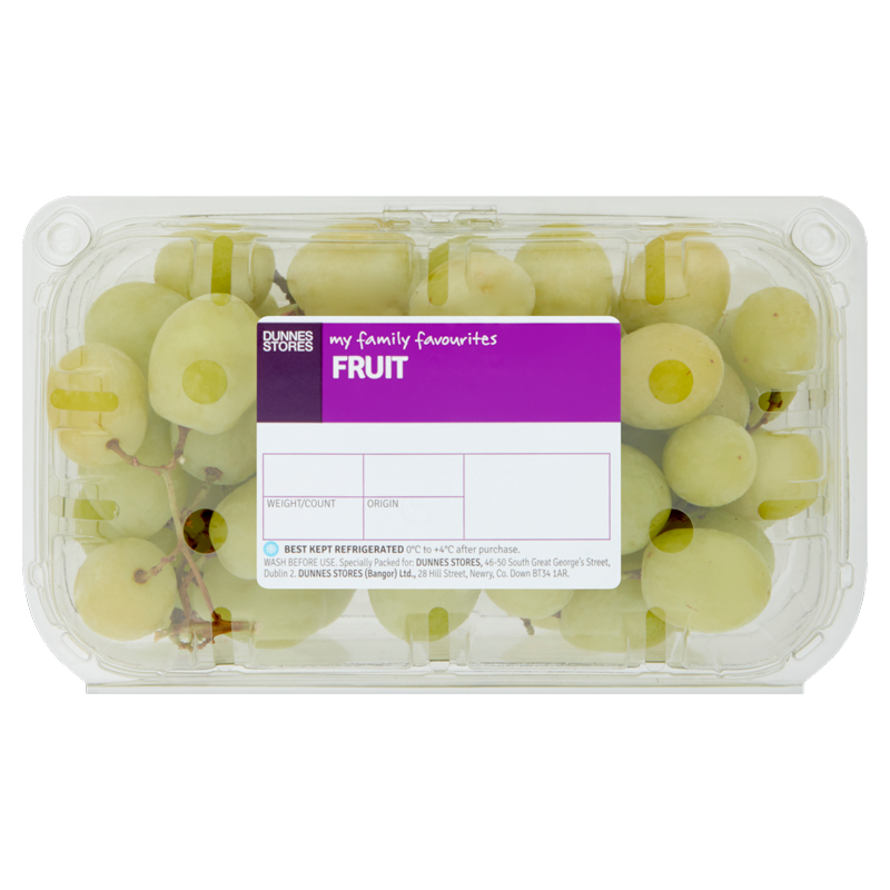 Dunnes Stores My Family Favourites Green Grape Punnet
