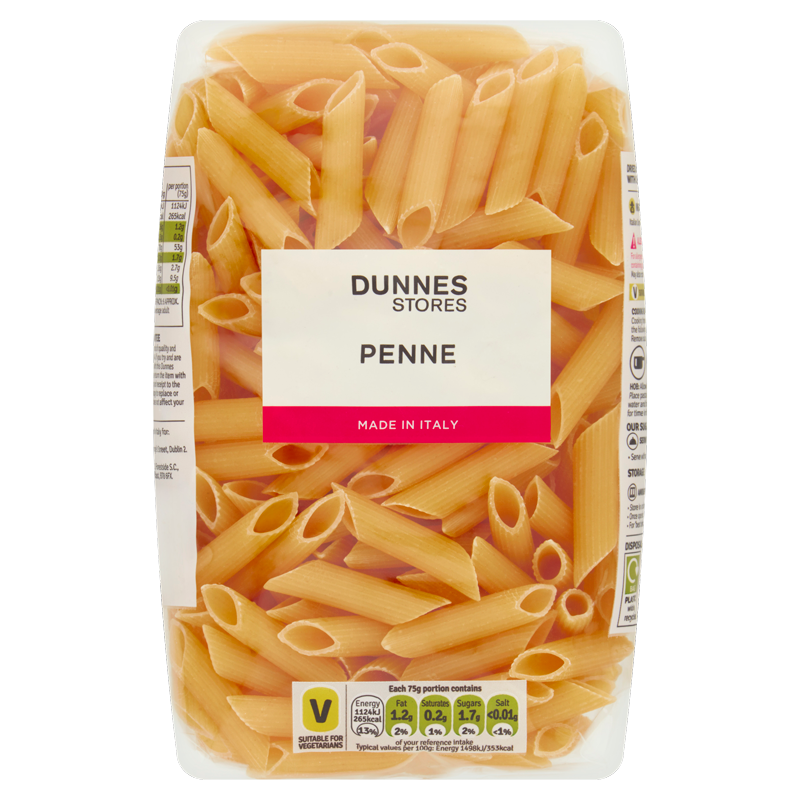 Dunnes Stores My Family Favourites Penne Pasta
