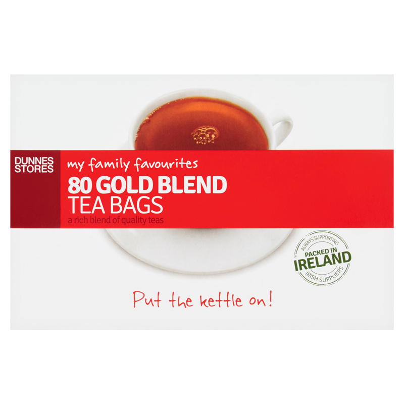 Dunnes Stores My Family Favourites Gold Blend Tea Bags - 80s