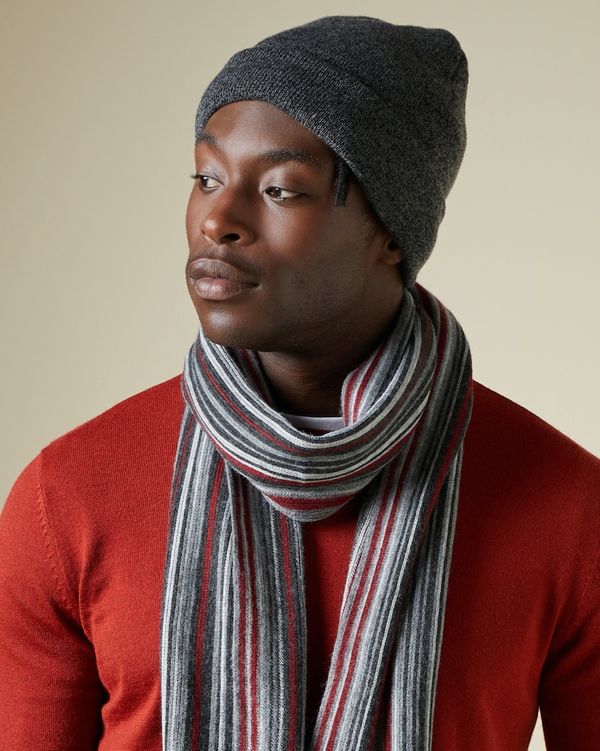 Knitted Stripe Scarf