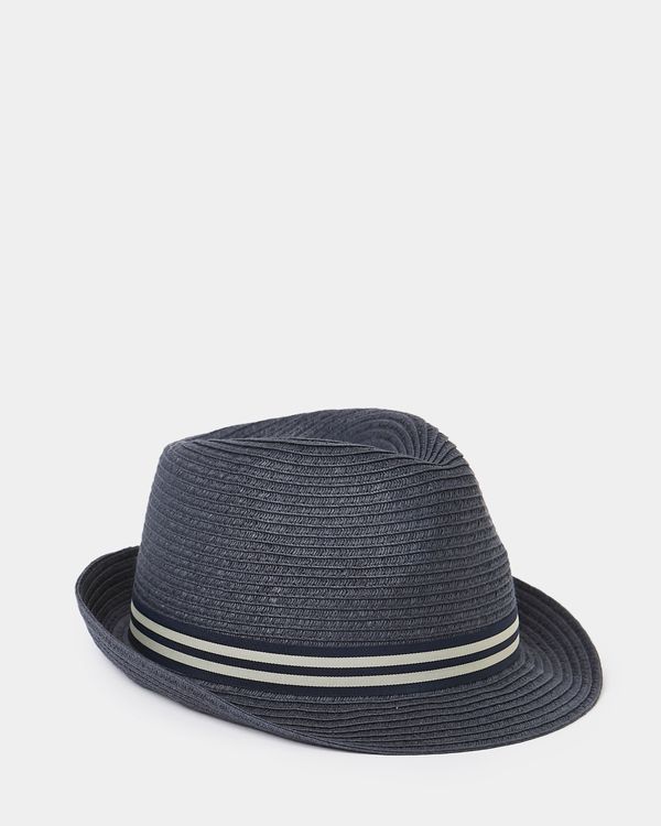 Navy Trilby Hat
