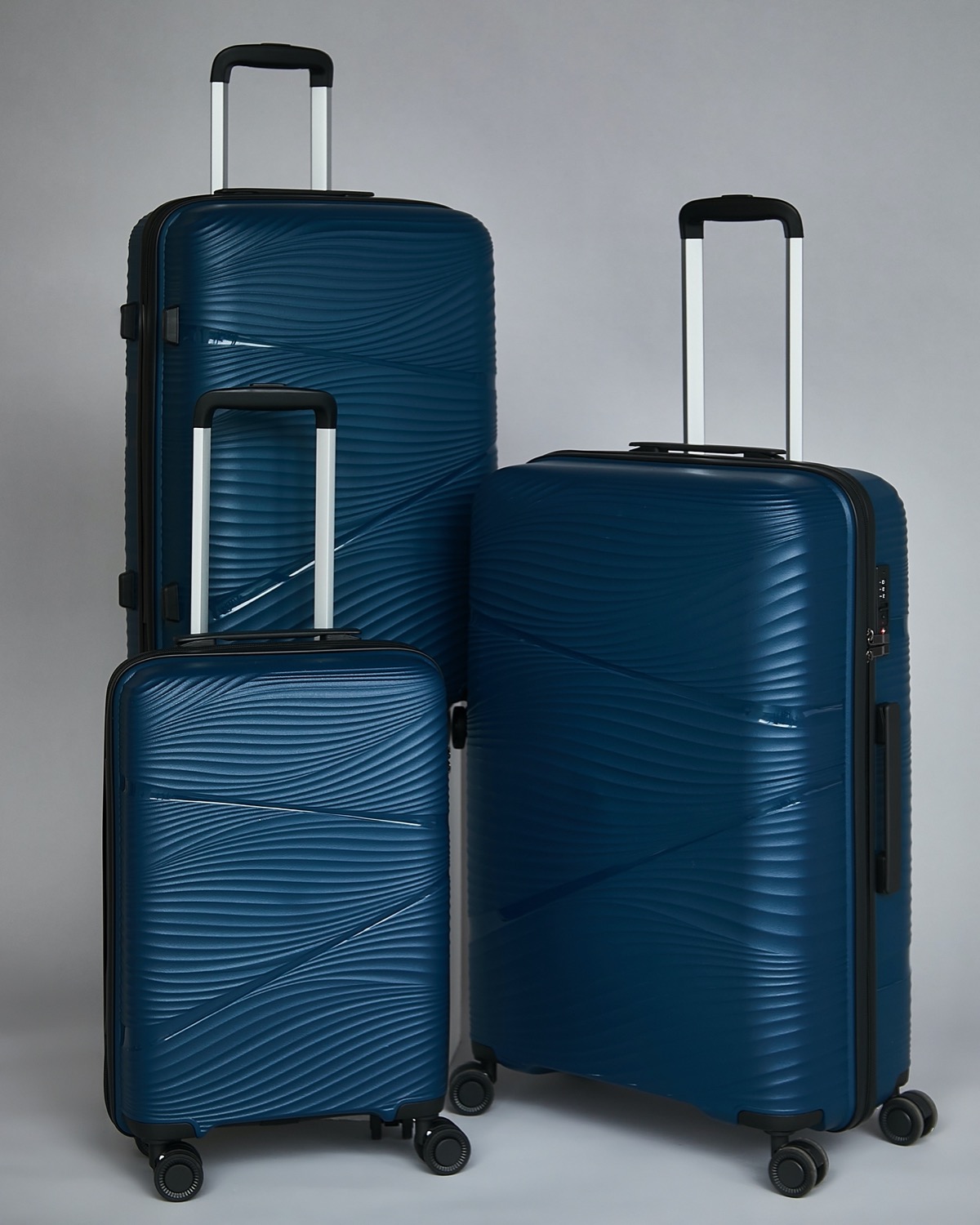 Dunnes Stores | Navy Fashion Panel Suitcase
