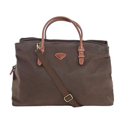 Jump Uppsala Leather And Polysuede Boarding Bag thumbnail
