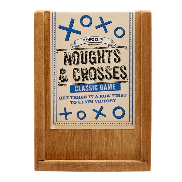 Noughts And Crosses Wooden Game