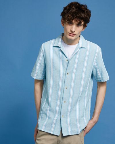 Paul Galvin Short-Sleeve Textured Shirt