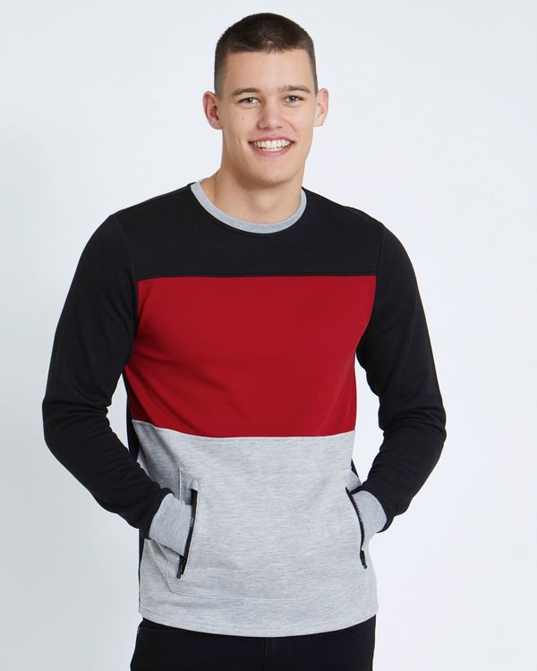 Paul Galvin Colour Block Sweatshirt