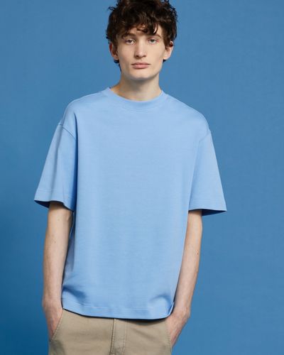 Paul Galvin Blue Relaxed Fit T-Shirt