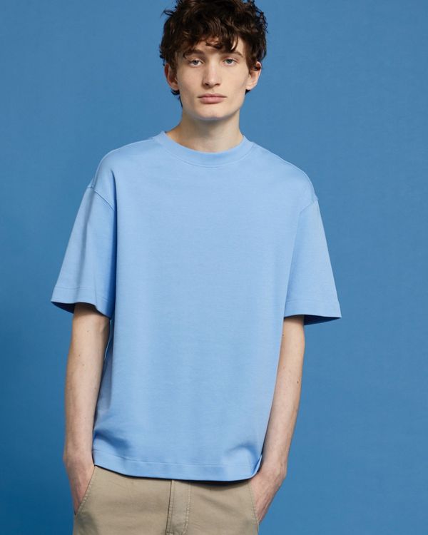Paul Galvin Blue Relaxed Fit T-Shirt