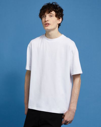 Paul Galvin White Relaxed Fit T-Shirt