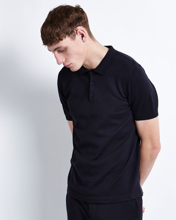 Paul Galvin Short-Sleeved Knitted Polo