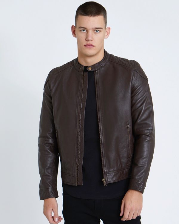 Paul Galvin Brown Leather Jacket