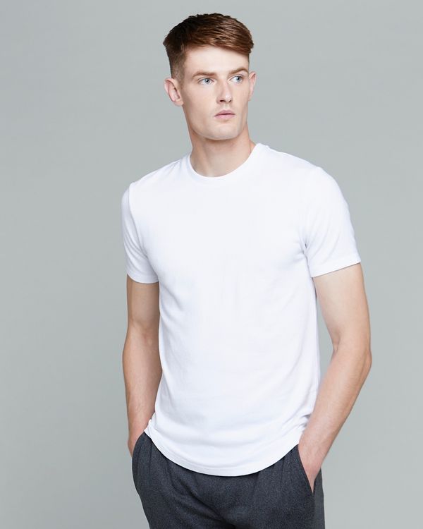 Dunnes Stores | White Paul Galvin Snit Lounge T-Shirt