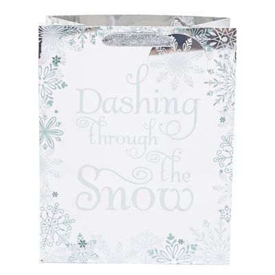 Large Dashing Through The Snow Bag thumbnail