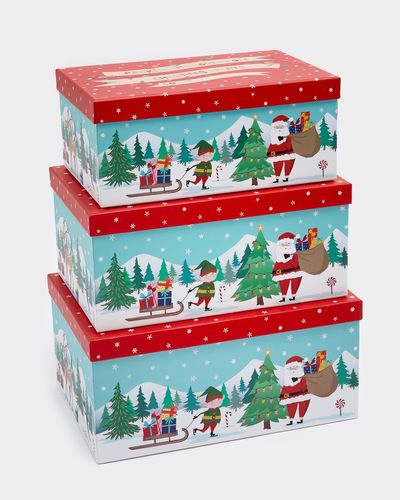 Christmas Eve Nesting Gift Boxes
