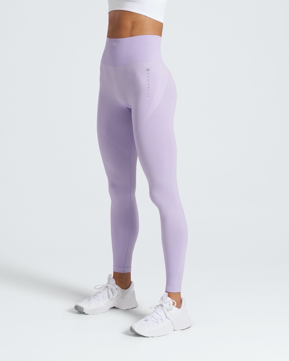 Dunnes Stores  Lilac Powercut Solid Seamless Leggings