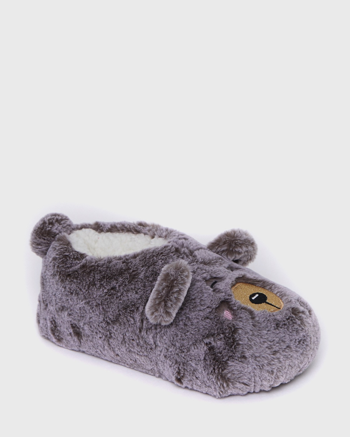 Dunnes Stores | Brown Bear Slippers