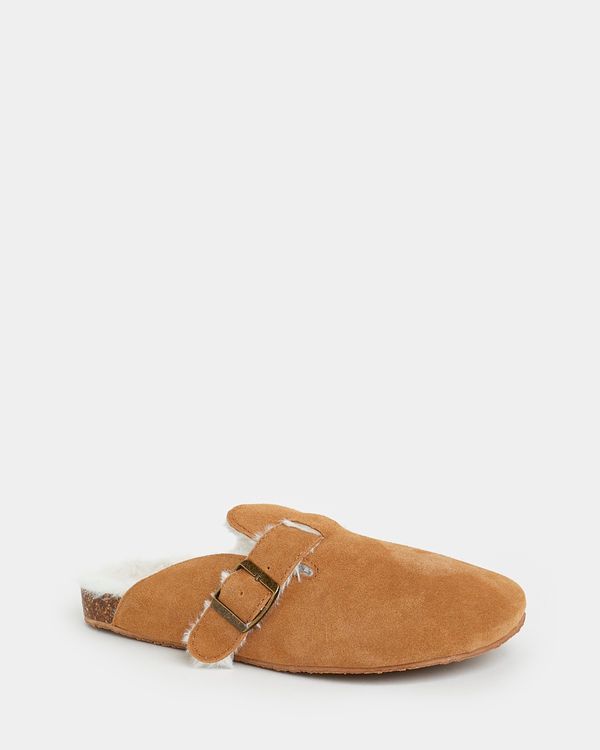 Dunnes Stores | Tan Suede Clogs