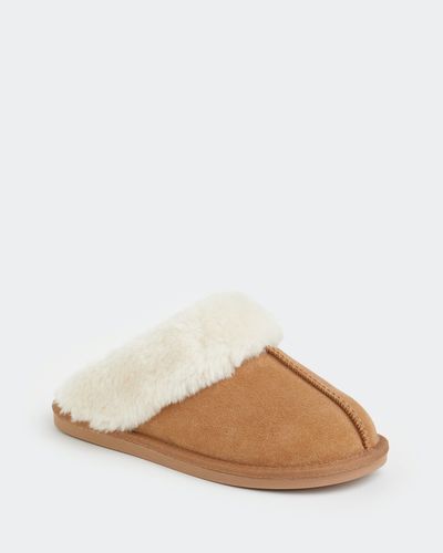 Suede Mule Slippers thumbnail