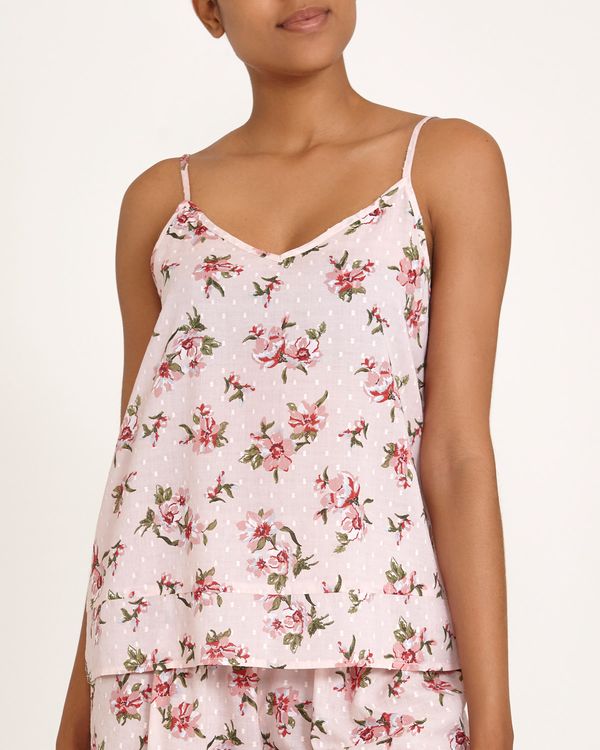 Pink Floral Camisole 