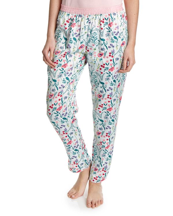 Aqua Floral Pyjama Pants