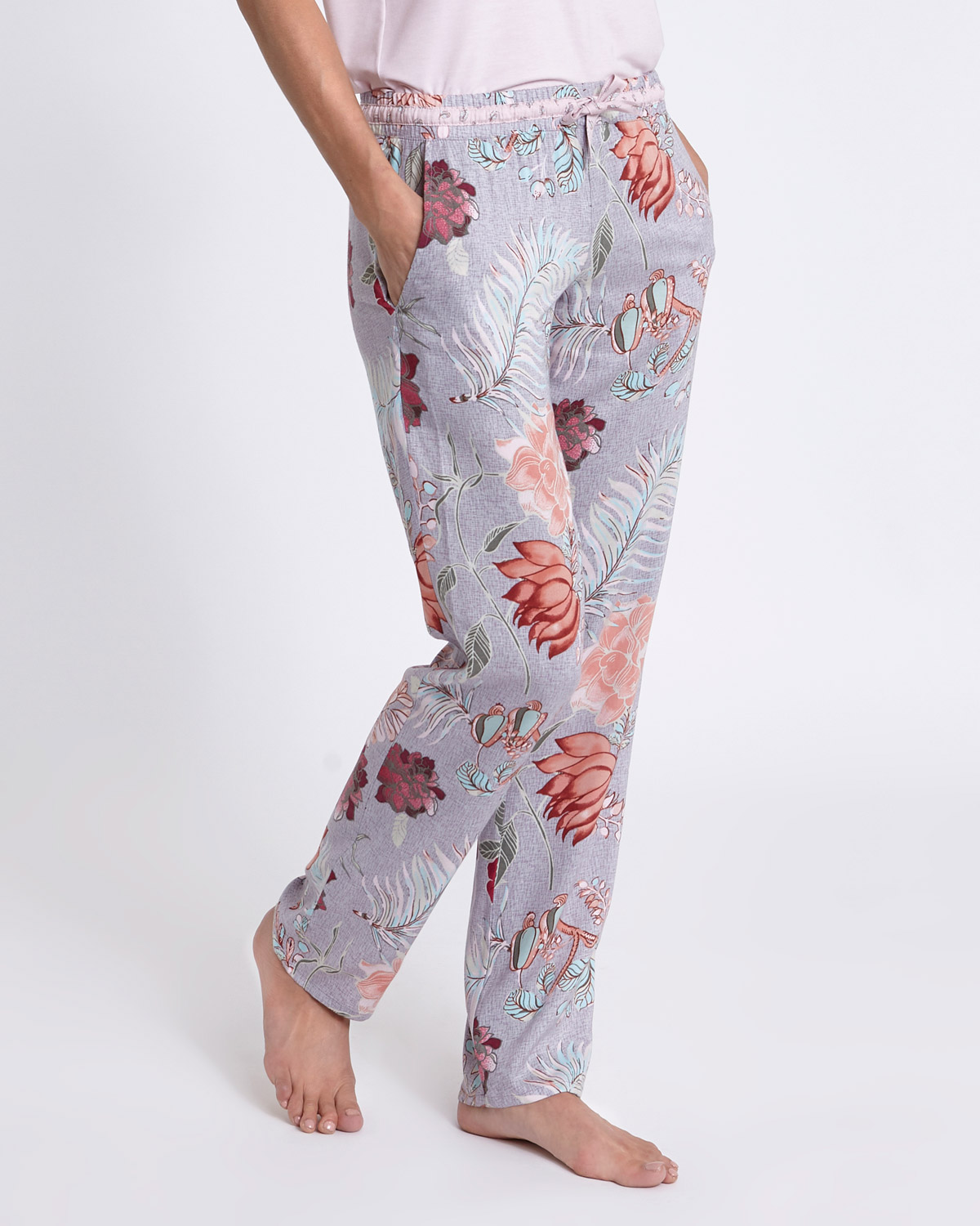 Dunnes Stores | Multi Mink Floral Pyjama Pants