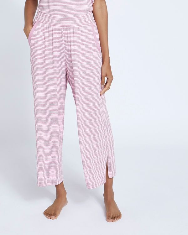 Viscose Wide Leg Crop Pyjama Pants