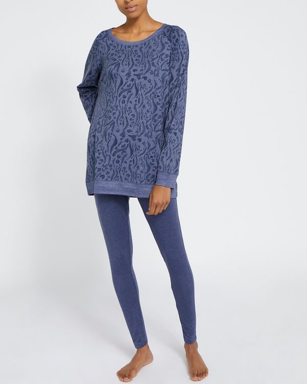 Oversized Sweatshirt And Leggings Pyjamas Set