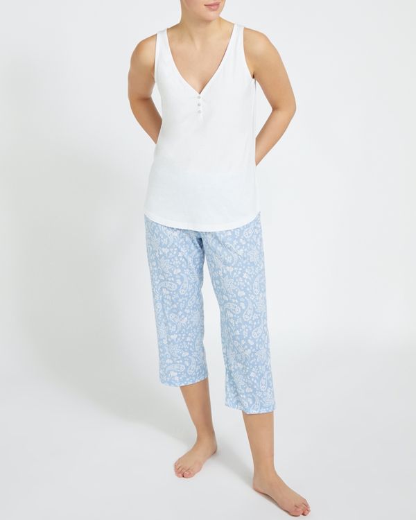 Cotton Modal Crop Pyjama Set