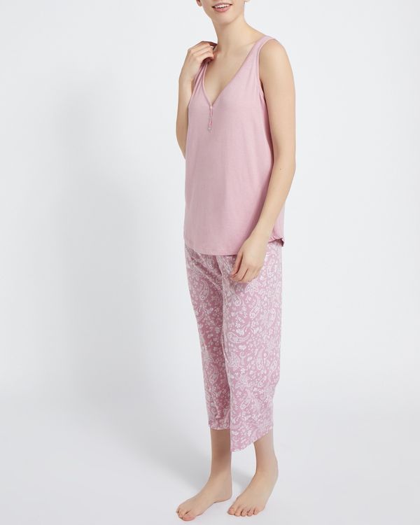 Cotton Modal Crop Pyjama Set