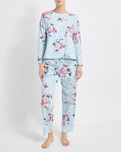 Tie-Hem Cotton Pyjama