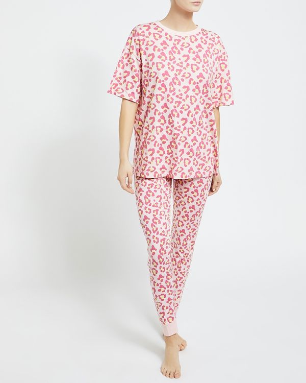 Oversized Tee And Legging Pyjama Set