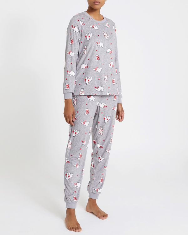 Polar Bear Velour Pyjamas