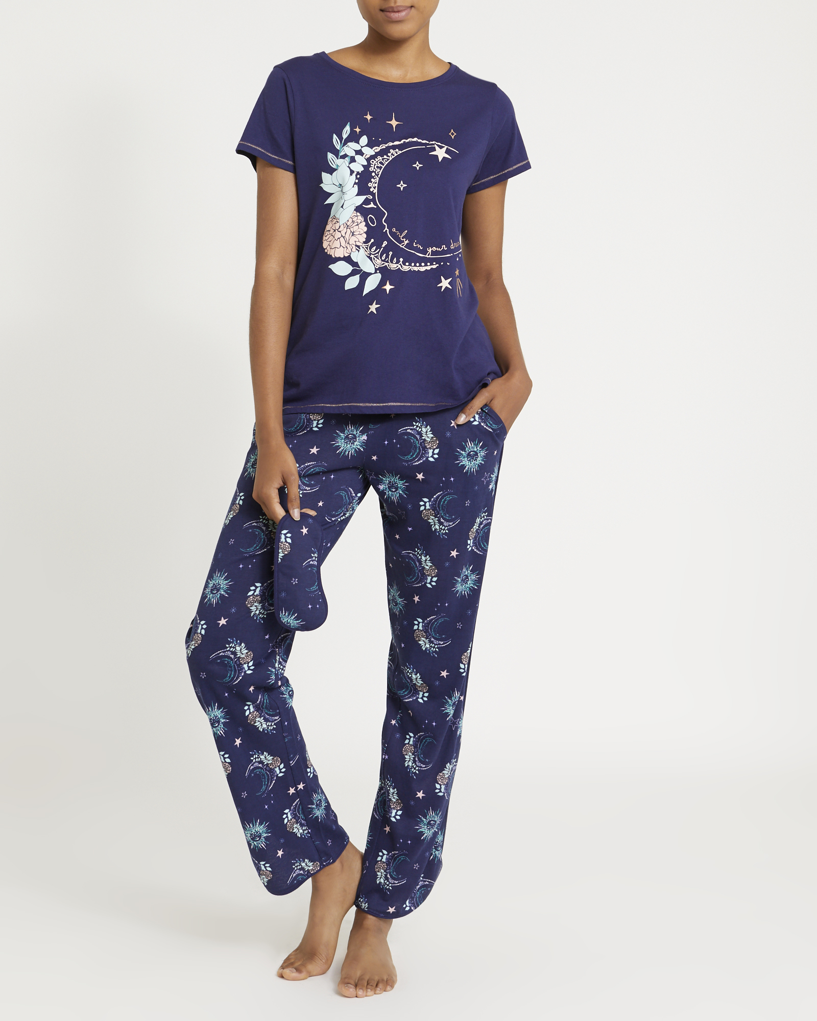 Dunnes Stores | Print Moon Print Pyjamas