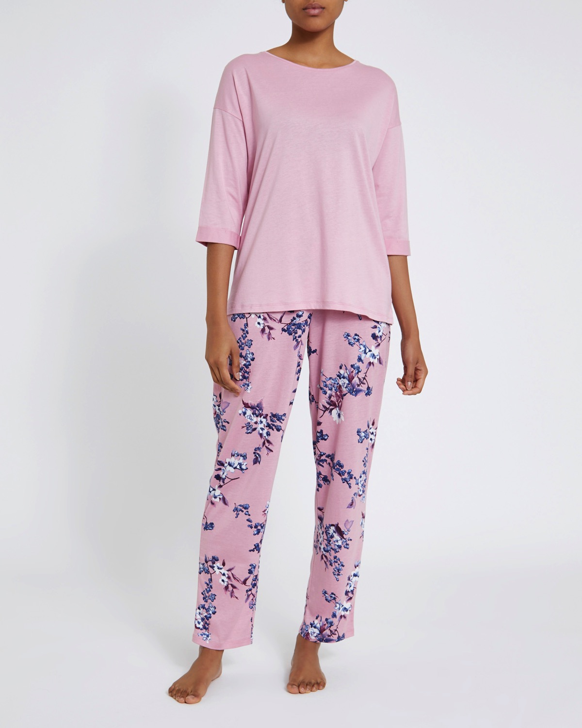 Dunnes Stores | Rose Cotton Modal Pyjamas