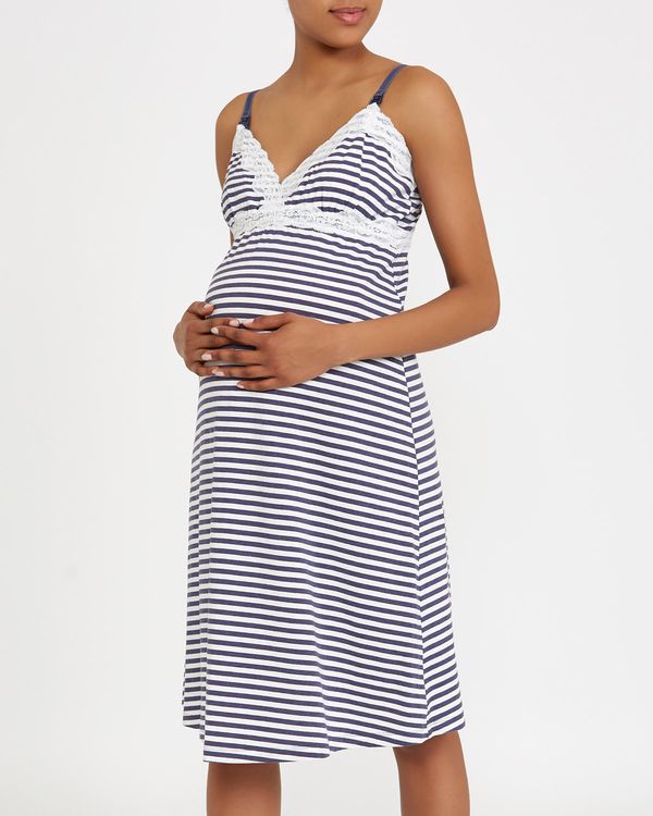Maternity Stripe Nightdress