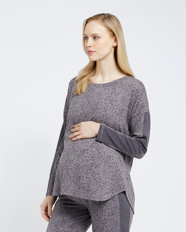 Maternity Long-Sleeved Pyjama Top