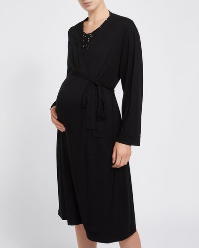 Maternity Viscose Dressing Gown thumbnail