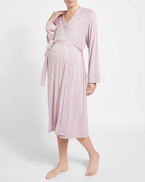 Maternity Viscose Dressing Gown