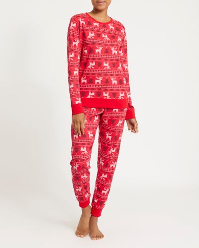 Dunnes Stores Print Christmas Family Fairisle Pyjamas