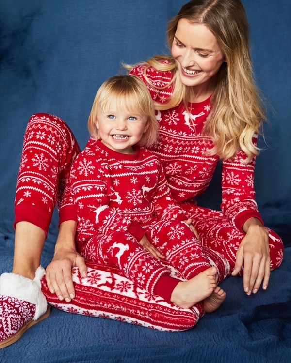 Family Fluffy Fair Isle Pyjamas