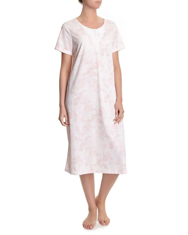 Pink Blossom Nightdress (Regular Length)