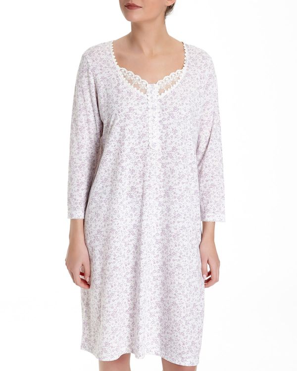 Mesh Lace Night Dress (Short Length)
