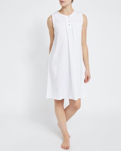 Cotton Broderie Anglaise Nightdress thumbnail