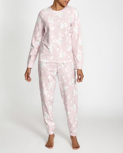 Floral Micro Fleece Pyjamas thumbnail