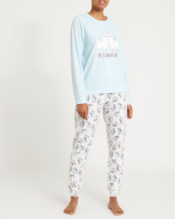 Llama Micro Fleece Pyjamas