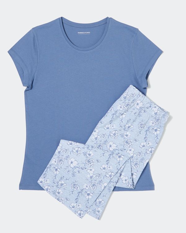 Floral Knit Crop Pyjamas
