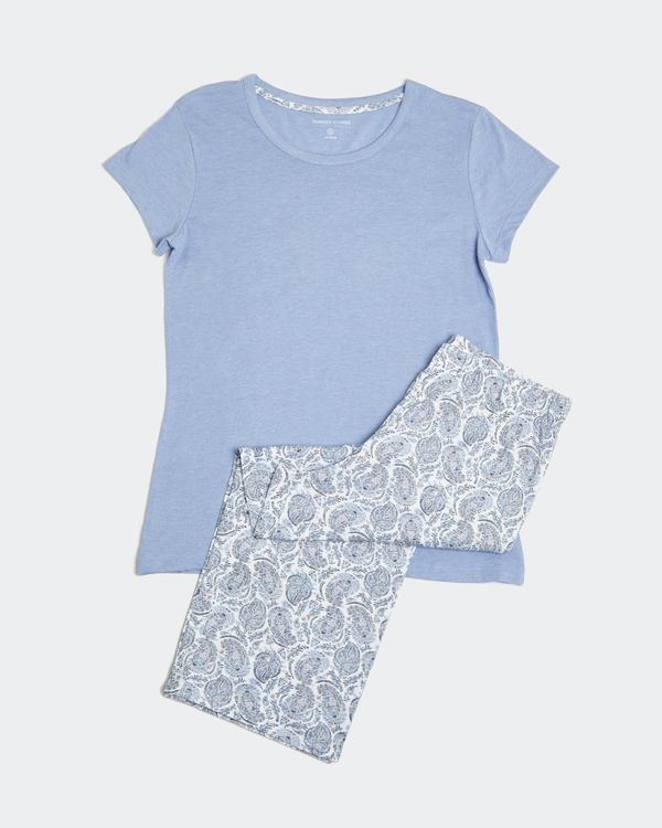 Paisley Knit Crop Pyjamas