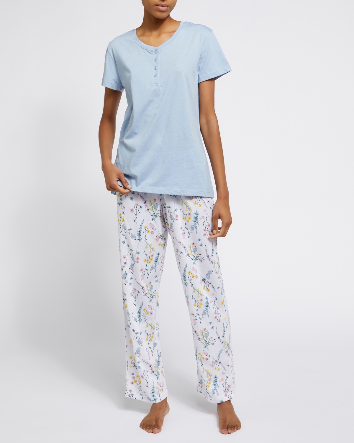 Dunnes Stores | Multi Henley Knit Pyjamas