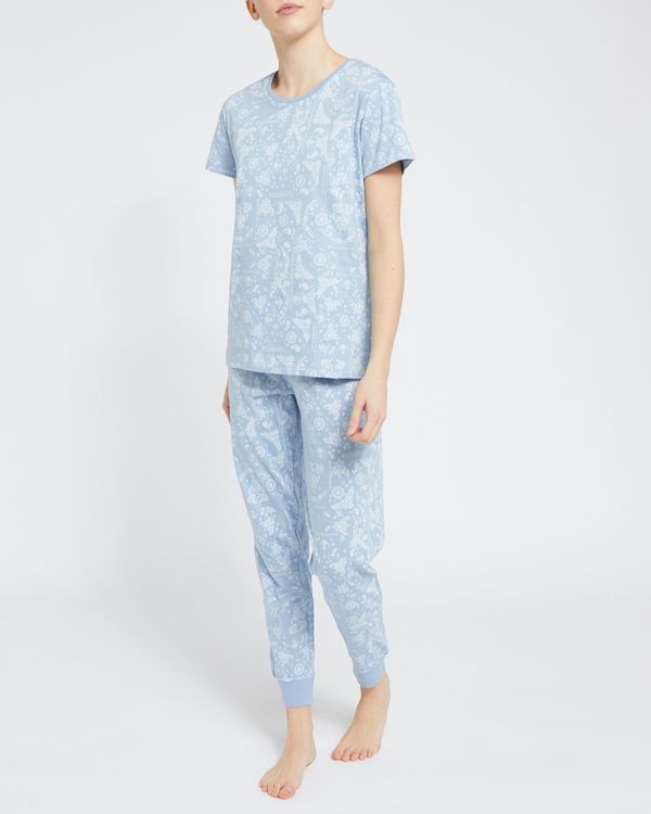 Knit Cuff Pyjama Set